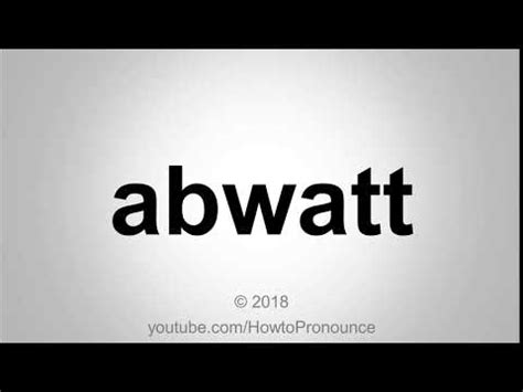 abwatt definition